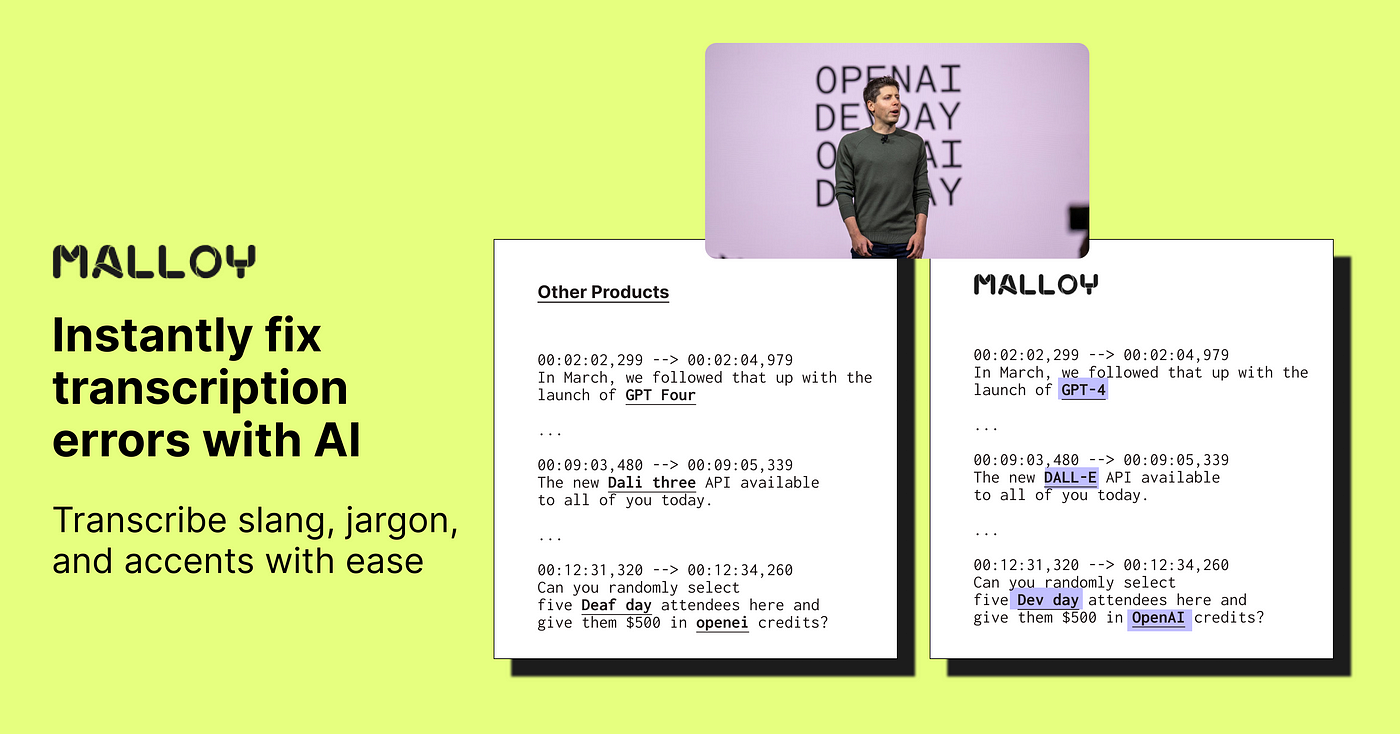 AI Transcription Error